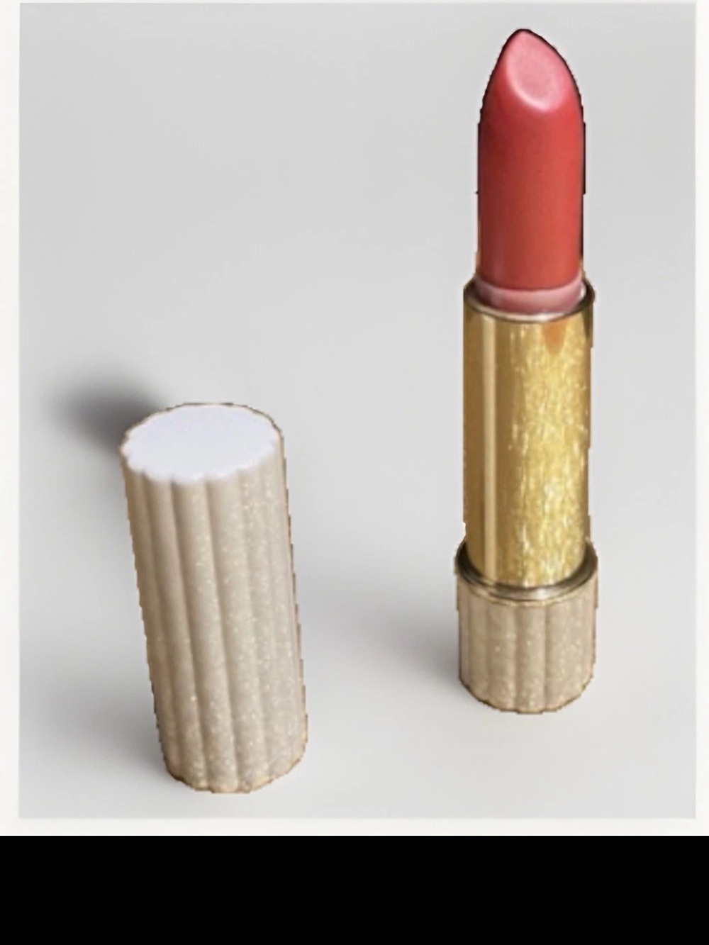 Estee Lauder Lipstick ALL-DAY FROSTED APRICOT Vintage Rare White Tube - NEW